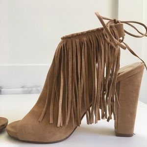 Carlos by Carlos Santana “Zaneta” fringe bootie